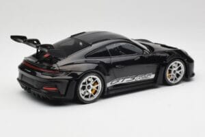 Porsche 911 992 GT3 RS ブラック シルバーホイール Minichamps 1:18 155062231 メタル - 画像 2/6