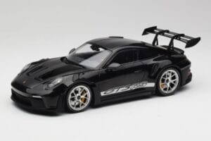 Porsche 911 992 GT3 RS ブラック シルバーホイール Minichamps 1:18 155062231 メタル