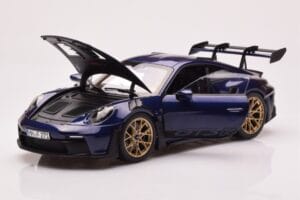 Porsche 911 992 GT3 RS ゲンチアンブルー メタリック Norev 1:18 187363 メタル - 画像 2/8