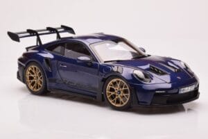 Porsche 911 992 GT3 RS ゲンチアンブルー メタリック Norev 1:18 187363 メタル - 画像 6/8