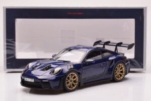 Porsche 911 992 GT3 RS ゲンチアンブルー メタリック Norev 1:18 187363 メタル - 画像 8/8