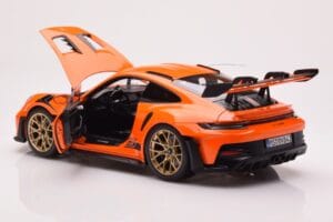Porsche 911 992 GT3 RS ガルフ オレンジ Norev 1:18 187360 メタル - 画像 5/8