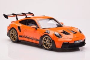 Porsche 911 992 GT3 RS ガルフ オレンジ Norev 1:18 187360 メタル - 画像 6/8