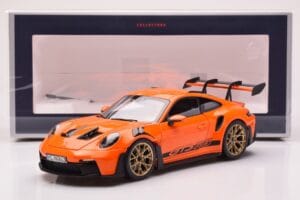 Porsche 911 992 GT3 RS ガルフ オレンジ Norev 1:18 187360 メタル - 画像 8/8