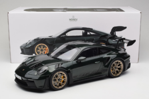 Porsche 911 992 GT3 RS Jet Green Metallic Black Norev 1:12 127532 メタル - 画像 6/6