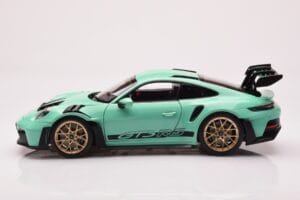 Porsche 911 992 GT3 RS ミントグリーン Norev 1:18 187362 メタル - 画像 4/8