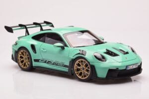 Porsche 911 992 GT3 RS ミントグリーン Norev 1:18 187362 メタル - 画像 6/8