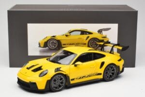 Porsche 911 992 GT3 RS レーシングイエロー Norev 1:18 WAP0212810RGT3 メタル - 画像 8/8