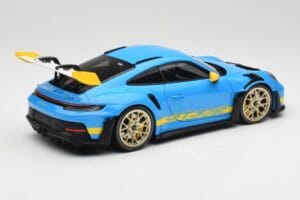 Porsche 911 992 GT3 RS シャークブルー & イエロー Decor Concept Minichamps 1:18 911992001 メタル - 画像 3/8
