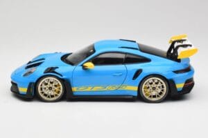 Porsche 911 992 GT3 RS シャークブルー & イエロー Decor Concept Minichamps 1:18 911992001 メタル - 画像 4/8