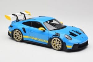 Porsche 911 992 GT3 RS シャークブルー & イエロー Decor Concept Minichamps 1:18 911992001 メタル - 画像 6/8