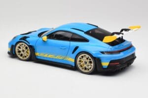 Porsche 911 992 GT3 RS シャークブルー & イエロー Decor Concept Minichamps 1:18 911992001 メタル - 画像 7/8