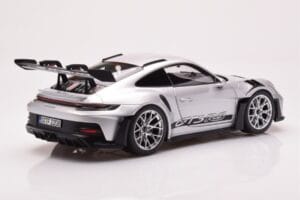 Porsche 911 992 GT3 RS シルバー メタリック Norev 1:18 187357 メタル - 画像 3/8