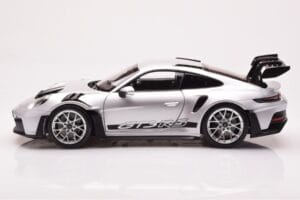 Porsche 911 992 GT3 RS シルバー メタリック Norev 1:18 187357 メタル - 画像 4/8