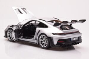 Porsche 911 992 GT3 RS シルバー メタリック Norev 1:18 187357 メタル - 画像 5/8