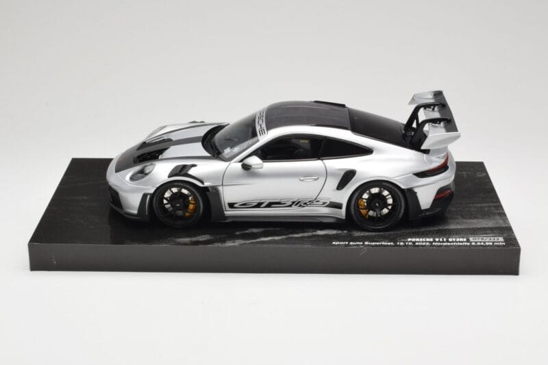 Porsche 911 992 GT3 RS シルバー Weissach Package Minichamps 1:18 110062020 メタル