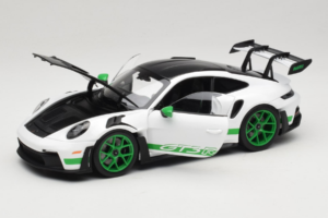 Porsche 911 992 GT3 RS Tribute to Carrera RS White Python Green Norev 1:18 187372 メタル - 画像 2/8