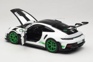 Porsche 911 992 GT3 RS Tribute to Carrera RS White Python Green Norev 1:18 187372 メタル - 画像 5/8