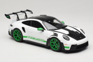 Porsche 911 992 GT3 RS Tribute to Carrera RS White Python Green Norev 1:18 187372 メタル - 画像 6/8