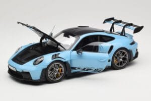 Porsche 911 992 GT3 RS Weissach Pack Gulf Blue Norev 1:18 187367 メタル - 画像 2/8