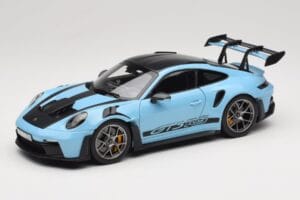 Porsche 911 992 GT3 RS Weissach Pack Gulf Blue Norev 1:18 187367 メタル