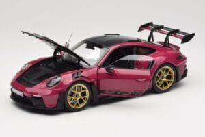 Porsche 911 992 GT3 RS Weissach Package Ruby Star Norev 1:18 187370 メタル - 画像 2/8