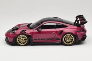 Porsche 911 992 GT3 RS Weissach Package Ruby Star Norev 1:18 187370 メタル - 画像 4/8