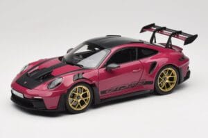Porsche 911 992 GT3 RS Weissach Package Ruby Star Norev 1:18 187370 メタル