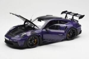Porsche 911 992 GT3 RS Weissach Package ウルトラバイオレット Norev 1:18 187368 メタル - 画像 2/8