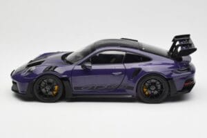 Porsche 911 992 GT3 RS Weissach Package ウルトラバイオレット Norev 1:18 187368 メタル - 画像 4/8