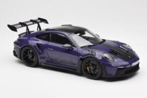 Porsche 911 992 GT3 RS Weissach Package ウルトラバイオレット Norev 1:18 187368 メタル - 画像 6/8