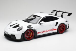 Porsche 911 992 GT3 RS ホワイト & Pyro レッド Norev 1:12 127530 メタル