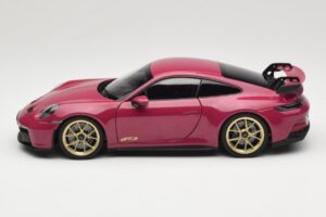 Porsche 911 992 GT3 Ruby Star Neo Norev 1:18 187381 メタル - 画像 4/8