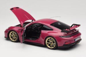 Porsche 911 992 GT3 Ruby Star Neo Norev 1:18 187381 メタル - 画像 5/8