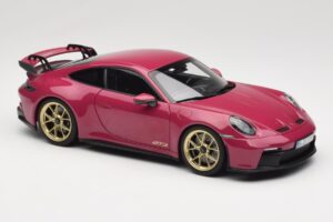 Porsche 911 992 GT3 Ruby Star Neo Norev 1:18 187381 メタル - 画像 6/8