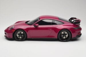 Porsche 911 992 GT3 Ruby Star Neo Red GT Spirit 1:12 GT536 レジン - 画像 3/6