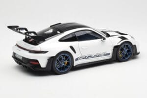 Porsche 911 992 GT3 Weissach Package ホワイト & インディゴブルー Norev 1:18 187353 メタル - 画像 3/8