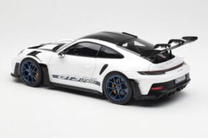 Porsche 911 992 GT3 Weissach Package ホワイト & インディゴブルー Norev 1:18 187353 メタル - 画像 7/8