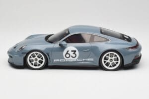 Porsche 911 992 ST Gentian Blue Metallic GT Spirit 1:18 GT491 レジン - 画像 3/6