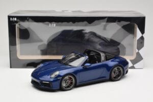Porsche 911 992 Targa 4 GTS Blue Metallic Minichamps 1:18 155061060 メタル - 画像 6/6