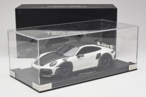Porsche 911 992 TechArt GTstreet R ホワイト ブルーホイール TechArt 1:18 REMC014 レジン - 画像 6/6