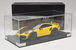 Porsche 911 992 TechArt GTstreet R イエロー ブラックホイール TechArt 1:18 REMC011 レジン - 画像 6/6