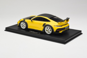 Porsche 911 992 TechArt GTstreet R イエロー ホワイトホイール TechArt 1:18 REMC015 レジン - 画像 4/6