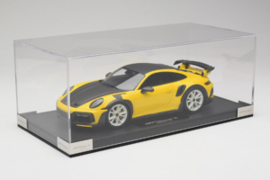 Porsche 911 992 TechArt GTstreet R イエロー ホワイトホイール TechArt 1:18 REMC015 レジン - 画像 5/6