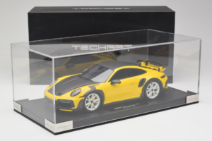 Porsche 911 992 TechArt GTstreet R イエロー ホワイトホイール TechArt 1:18 REMC015 レジン - 画像 6/6