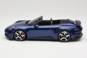 Porsche 911 992 Turbo S カブリオレ Blue Metallic Minichamps 1:18 155069081 メタル - 画像 3/6
