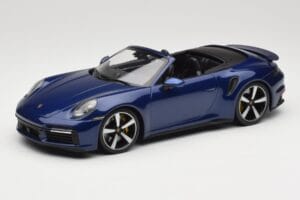 Porsche 911 992 Turbo S カブリオレ Blue Metallic Minichamps 1:18 155069081 メタル
