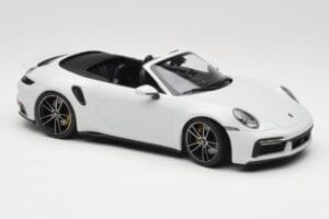 Porsche 911 992 Turbo S カブリオレ White Metallic Minichamps 1:18 155069080 メタル - 画像 4/6