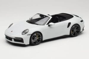 Porsche 911 992 Turbo S カブリオレ White Metallic Minichamps 1:18 155069080 メタル