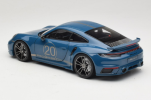 Porsche 911 992 Turbo S Coupe Sport Design ブルー Minichamps 1:18 113069073 メタル - 画像 7/8